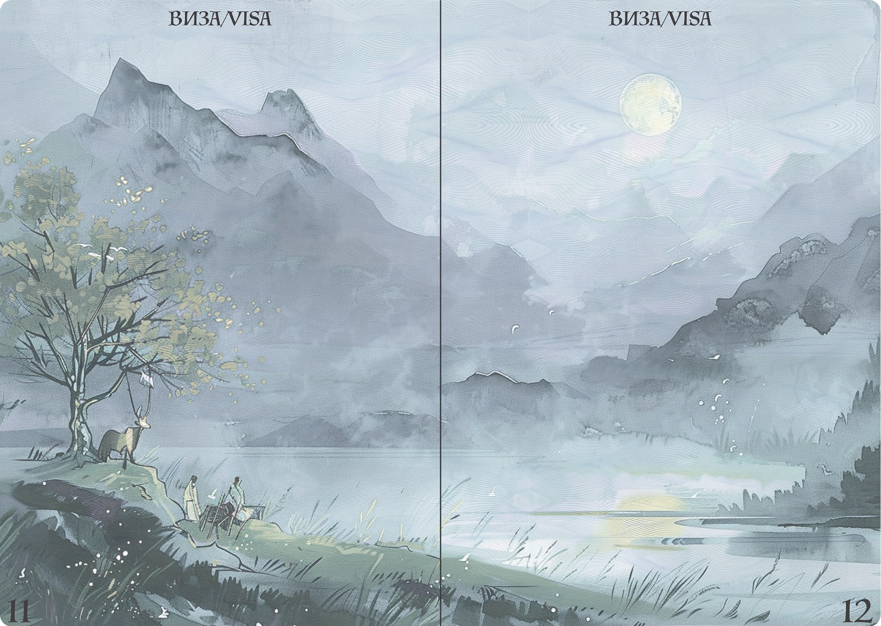 Passport pages and layout 5