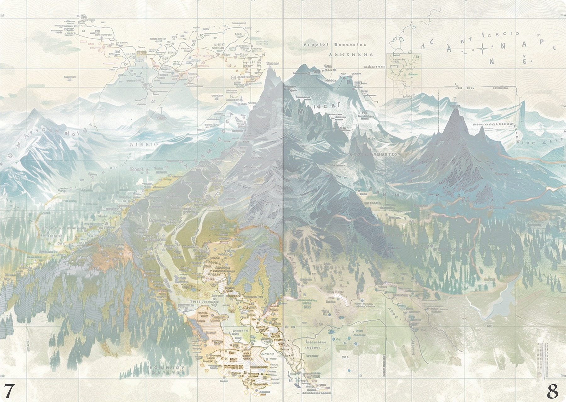 Passport pages and layout 3