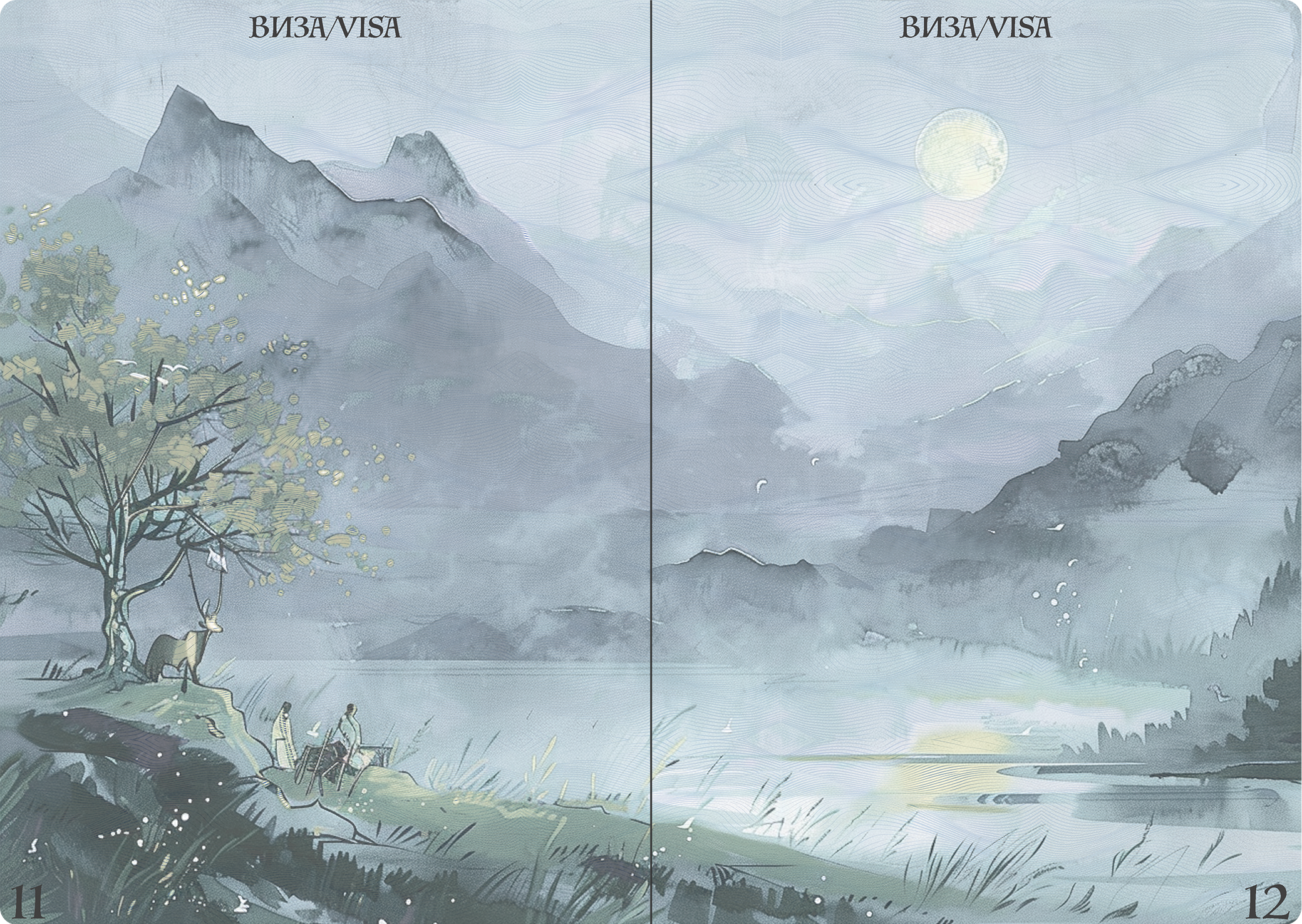 Passport pages and layout 5