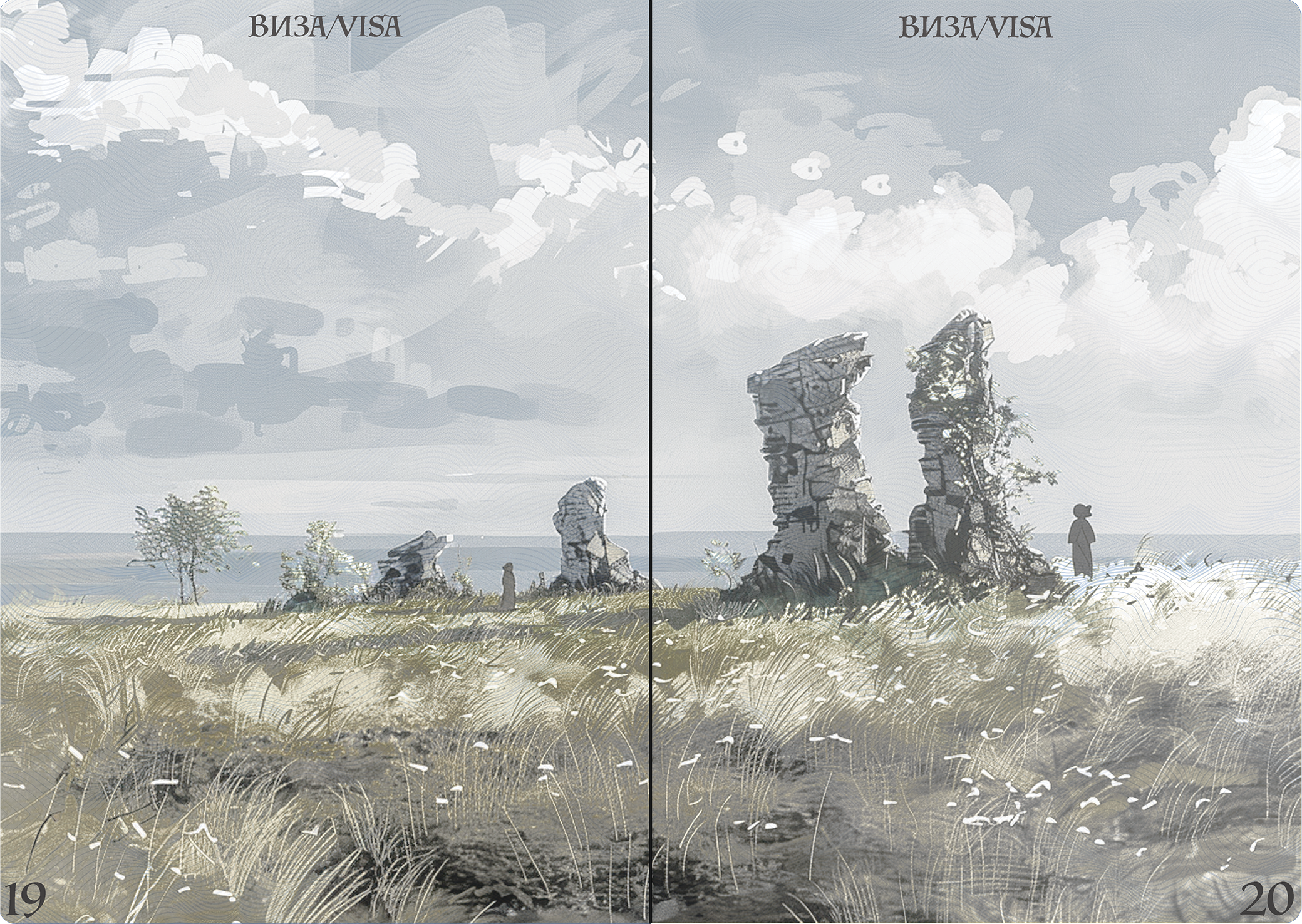 Passport pages and layout 9
