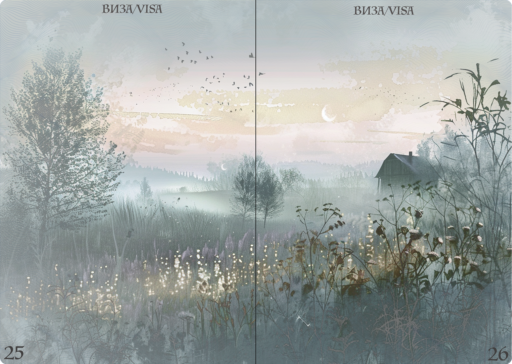 Passport pages and layout 12